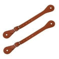 thumbnail image 4 of Colaxi Spur Straps, Boot Straps, 2 Pieces PU Leather Premium Ladies Cowboy Cowgirl Spur Belt, Adjustable for Equestrian Horse Riding Brown, 4 of 7