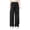 Black, variant on ZZwxWA Womens Cargo Pants High Waisted Baggy Parachute Pants Y2K Streetwear with Pockets Elastic Waist Wide Leg for Hiking