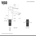 thumbnail image 2 of VIGO Bova Single Lever Basin Bathroom Faucet, Chrome, 2 of 7