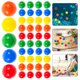 thumbnail image 4 of GOOHOCHY 100 Uds. Bolas de lotería de 3,2 cm, bolas coloridas, pelota de tenis de mesa, accesorio de pelota para juego de fiesta (colores surtidos), 4 of 8