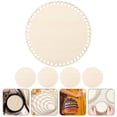 thumbnail image 2 of 5 Pcs Fond de Sac en Bois DIY Tricot Crochet Base de Modelage avec Trous, 2 of 8