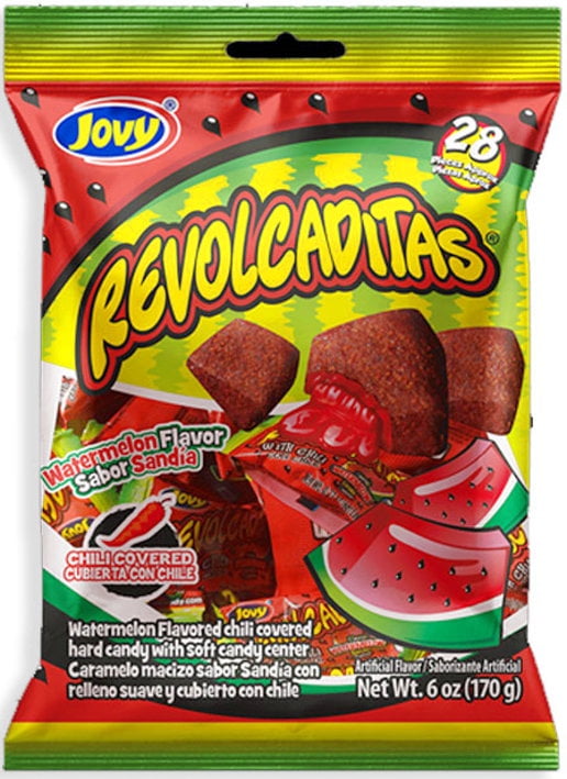 Jovy Revolcaditas Variety Sweet and Spicy Hard Candy 4 Pack 6 oz