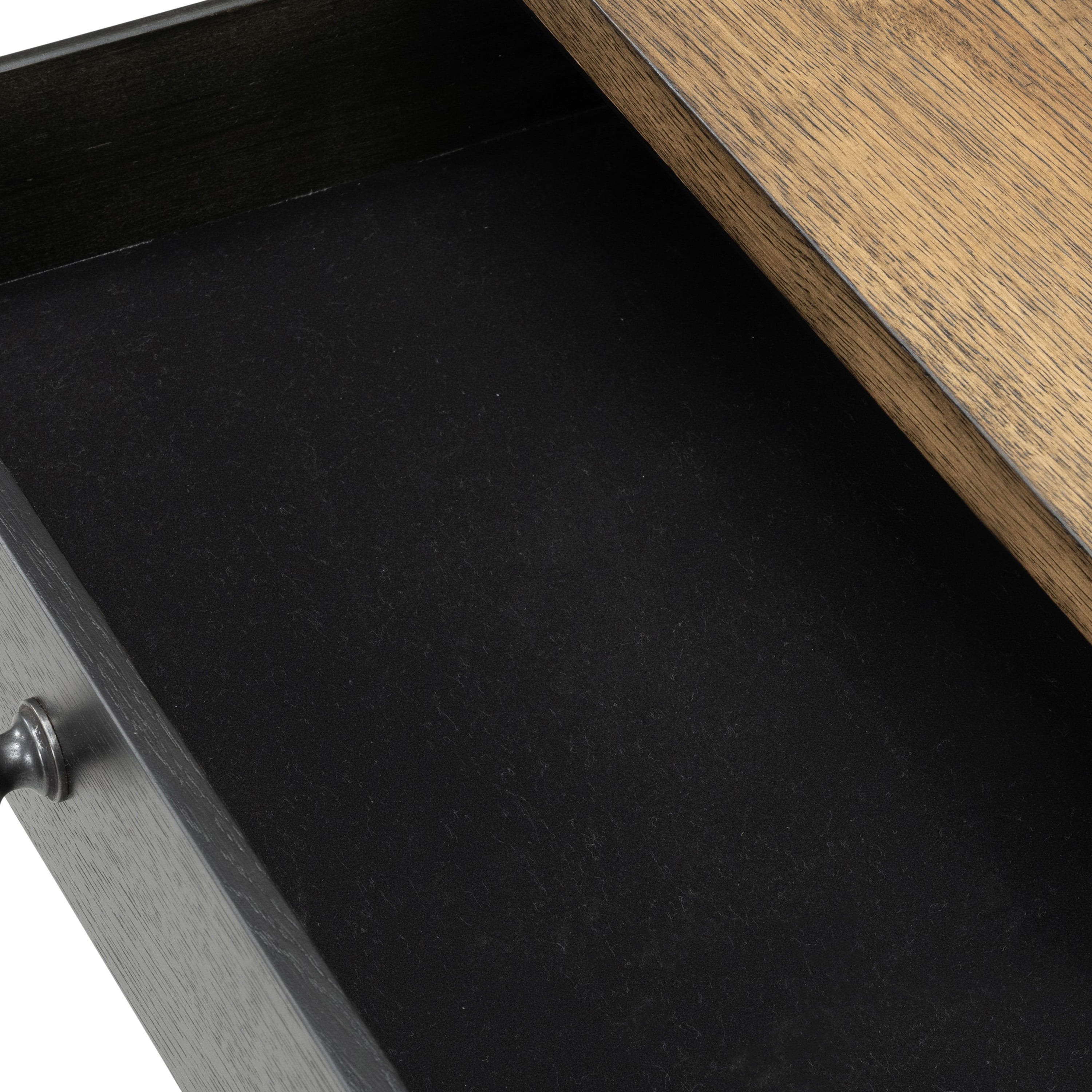Furniture of America Millers Farmhouse 6-Drawer Dresser, Black