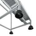 thumbnail image 4 of COSCO 3-Step Commercial Rolling Steel Step Ladder (Grey), 4 of 6
