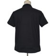 thumbnail image 3 of Black Men Shirt Solid Color Casual Workshirt, 3 of 5