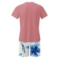 thumbnail image 5 of Mangas de Mano para Hombres, Impresión Hawaiana Suelta Casual, Pantalones Cortos Deportivos de Cintura Elástica Y Set de Blusa, 5 of 5