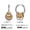JDE2405019-PS-2, variante sur Faty-T Boucles d'Oreilles Créoles Pavé Cercle Charme - Bijoux Élégants pour Occasions Spéciales