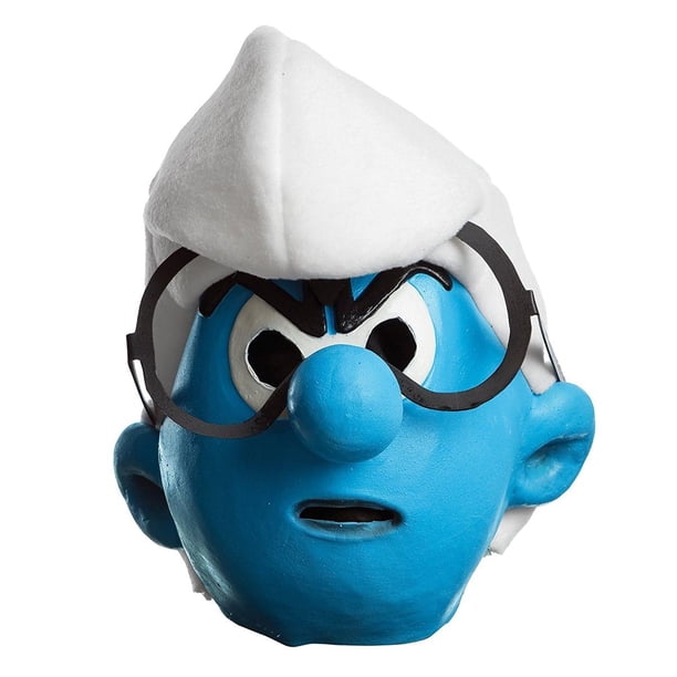 Smurfs The Lost Village Brainy Smurf Child S Costume Half Mask Walmart Com Smurfs The Lost Village Brainy Smurf Child S Costume Half Mask Walmart Com