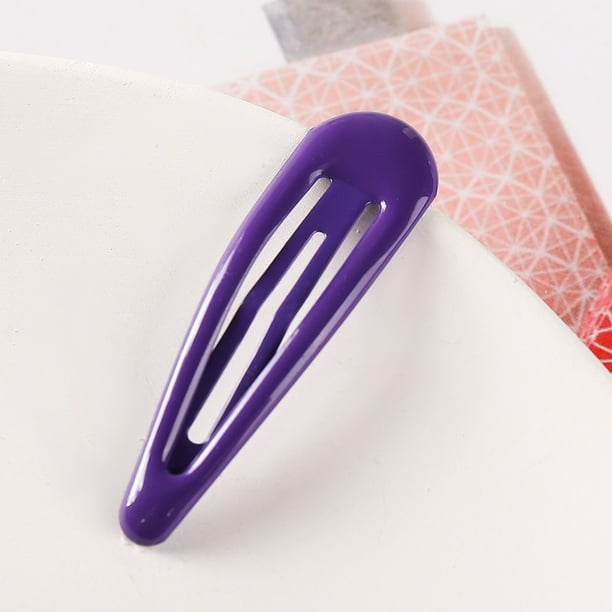 Pinzas para el pelo de metal de colores brillantes, bonitas y antideslizantes, accesorios para el cabello para niñas S159-35