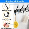 Coat Rack Wall Mount2 Pack Wall Mounted Coat Rack with 5 Tri Coat Hooks