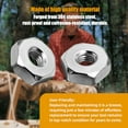 thumbnail image 4 of Sprocket Cover Bar Nut Compatible with STHIL MS171 MS181 MS192T MS211 MS231 MS251 MS291 MS311 MS361 MS362 MS391 MS441 MS461 Chainsaw Replacement Parts 0000 955 0804 (Pack of 2)$$Tools, 4 of 7