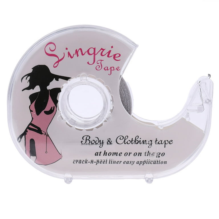 4 Pieces Clear Double-Sided Lingerie Tape Adhesive Clothing Body Tape 