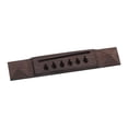 thumbnail image 3 of Puente de guitarra de repuesto, accesorio compacto para guitarra de 6 cuerdas, instrumento musical. Palo de rosa, 3 of 9