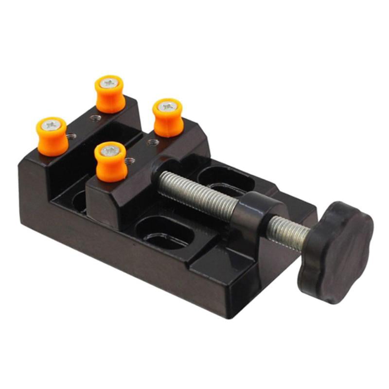 Black Jaw Bench Clamp Mini Drill Press Vice Vise DIY Hobby Tools 6x12.5x5cm 