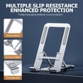 thumbnail image 4 of unbranded Soporte De Escritorio Plegable Para Teléfono Y Tablet De Aluminio Portátil Y Resistente, 4 of 8