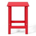 thumbnail image 4 of WestinTrends Highland 7-Piece HDPE Outdoor Patio Furniture Adirondack Conversation Set, Red, 4 of 11