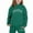 1-Dark Green1112, variant on Girls Casual Outfits Los Angeles Printed Hoodie Jogger Pants Tracksuit, Sizes 2-16
