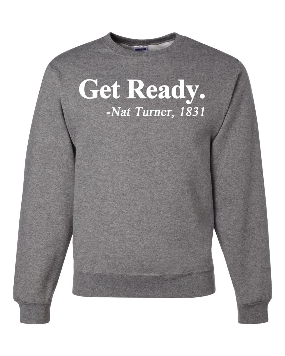 Wild Bobby, Black History Month Get Ready. Nat Turner 1831 Unisex Graphic Hoodie Sweatshirt, Light Pink, Medium, Men's