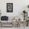 thumbnail image 2 of Stupell Industries Botanical Leaf Whispers Gray Framed Floater Canvas Wall Art design by Andrea Haase, 25 x 17, 2 of 9