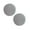 2Pack Grey, variant on 2Pack Pillowcase Round Pillowcase 17.72 Inch Soft Comfortable Zipper Closure Decorative Throw Pillowcase Decorative Pillowcase Cushion Home Decor