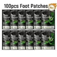 thumbnail image 2 of 100pcs Detox Foot Patches Pads For Stress Relief And Deep Sleep Body, 2 of 5