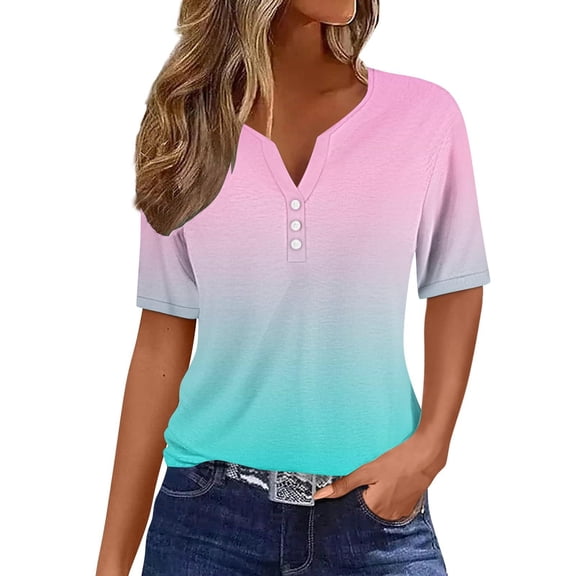 My Orders Lightweight Tops & Blouses White Blouse for Women Dressy Plus Size Sleeveless Tops For Women Y2K Women Casual Tops Spring Hawaiian Shirts Blue