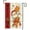 Christmas Santa Claus Gingerbread, variant on Summer Garden Flag 12x18 Double Standerd Welcome Hello Sunshine Garden Flags for Outside Vertical Farmhouse Holiday
