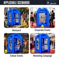 thumbnail image 6 of Inflatable Cash Cube Booth with Blower 8.2x5.2 x 5.2 ft Inflatable Money Grab Machine for Business Advertising Event Promotion(Bule), 6 of 9