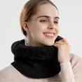 thumbnail image 2 of iHPH7 Winter Accessories for Women Scarves for Women One Piece Cold Scarf Hats Gorros De Frio Para Mujeres Hat with Scarf Attached Winter Hats for Women Neck Warmer Black One Size, 2 of 6