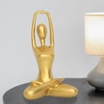 thumbnail image 4 of Estatua de yoga, figura decorativa para el hogar, oficina, estantería coleccionable moderna. Postura de estiramiento, 4 of 9
