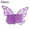 Purple, variant on Farfi 20Pcs Butterfly Napkin Ring Paper Holder Wedding Banquet Dinner Table Decoration (Purple)