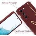thumbnail image 2 of for Samsung Galaxy S22 Plus Case, Back Cute Plating Love Letter Graphic with Anti-Fall Lens Cameras Cover Protection Soft TPU Shockproof Anti-Fingerprint Phone Cases for Women Girls Men-Red, 2 of 12