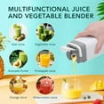 thumbnail image 5 of Portable Blender - Small Smoothie & Shake Maker, Personal Blender with 12 Blades, USB-C Rechargeable Mini Mixer Portable Blender-for Smoothies Freshly Squeezed Juices (420ml), 5 of 10
