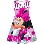 Filles Cosplay dessin animé Costume Minnie souris robe enfants été à manches courtes princesse habiller enfants fête d'anniversaire 3D vêtements
