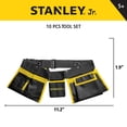 thumbnail image 3 of Juego de herramientas Stanley Jr., 10 piezas para niños con funda para cinturón, 3 of 8