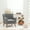 Grey, variant on TrumanPick Linen Accent Chairs Upholstered Armchair with Nail-Head Trim Cozy Arm Chair for Living Room Bedroom,Gray