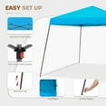 thumbnail image 3 of EAGLE PEAK 10 x 10 ft Slant Leg Pop Up Canopy Tent w/Mosquito Netting(Light Blue), 3 of 6