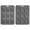 Gray, variant on 8x6inch 9-Cavity Cat Shaped Silicone Mold for Ice Cubes Chocolate and Pudding Premium Food Grade Non-Stick Flexible Baking Tray for DIY Treats