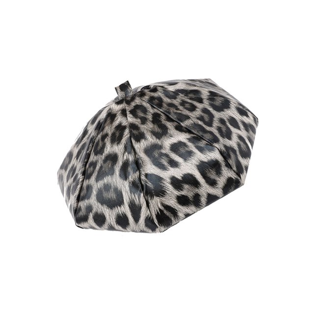 ChicHeadwear Béret Français Imprimé Léopard Guépard - Noir/léopard