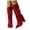 Red, variant on Slouchy Mid Calf Boots for Women Heel Trendy Winter Boots Pull on Long Booties