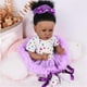 thumbnail image 3 of Muñeca Reborn Kgniess me Black Girl de 55 cm con ropa y acceso., 3 of 6