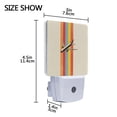 thumbnail image 4 of Yayeee LED Plug in Night Light for The Home with Auto Dusk to Dawn Light Sensors, 2 Pack, Colorful Plane, 4 of 6