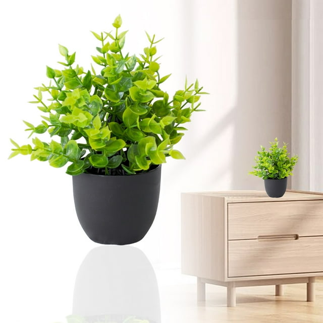 AKEGAMN Clearance! Small Potted Plants Artificial Greenery For Home Decor Artificial Potted Plant Decoration Plant Combination Indoor Tabletop Decoration Small Potted Plants Artificial Greenery For