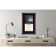 thumbnail image 2 of OCM Diploma Frame for Southern Illinois University Edwardsville, Black/Cherry Mat with Cougar Statue Photograph, 24" x 17", 2 of 5