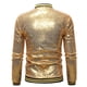 thumbnail image 4 of Chaquetas Para Hombres Chaqueta de Otoño Casual Sólido Cuello de Pie Manga Larga Lentejuelas Vestido de Baile Cremallera Odeerbi  ODB175134, 4 of 5