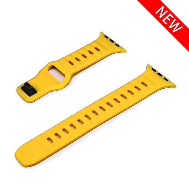 Correa de silicona suave para Apple Watch, pulsera para iWatch Series 8, 7, 6, SE, 5, 4, 3, 49mm, 44mm, 45mm, 42mm
