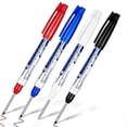 thumbnail image 1 of 4 Pcs Deep Reach Markers Long Nose Marker Waterproof Deep Hole Marker 30 mm Reach Permanent Markers, 4 Colors, 1 of 5