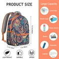 thumbnail image 6 of Elegant Paisley Design Backpack – Ideal Paisley Gift for Her & Him, Spacious College Bookbag with Laptop Compartment, Durable School Backpack for Work & Commute, 6 of 6