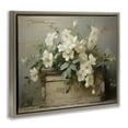thumbnail image 4 of Stupell Industries Fresh Rustic Flowers Botanical & Floral Painting Brown Floater Framed Art Print Wall Art, 31 x 25, 4 of 10