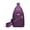 Purple, variant on Crossbody Small Sling Backpack Sling Bag for Women Men, Chest Bag Daypack Crossbody for Travel Sport Running Hiking (Blue)